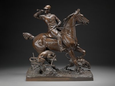Parti - Un groupe de chasse, vers 1887 - Adrian Jones