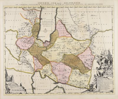 Imperii Persici delineatio ex scriptis potissimum geographicis Arabum et Persarum tentata ab Adriano Relando - Adrian Reeland