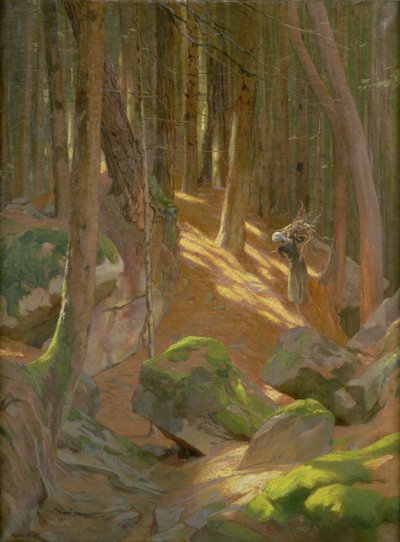 Crépuscule dans une forêt - Adrian Scott Stokes