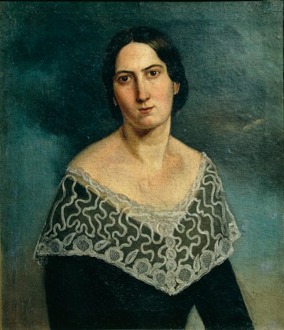 Portrait de Mme Bonini Gardi - Adriano Baldini
