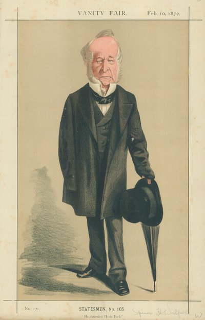 Le très honorable Spencer Horatio Walpole, Il a défendu Hyde Park - Adriano Cecioni