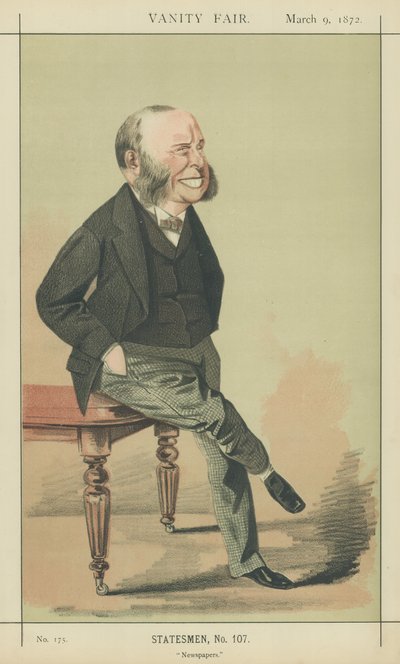 W H Smith (lithographie couleur) - Adriano Cecioni