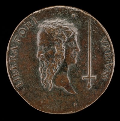 Tête janiforme [revers], 1495-1496 - Adriano Fiorentino