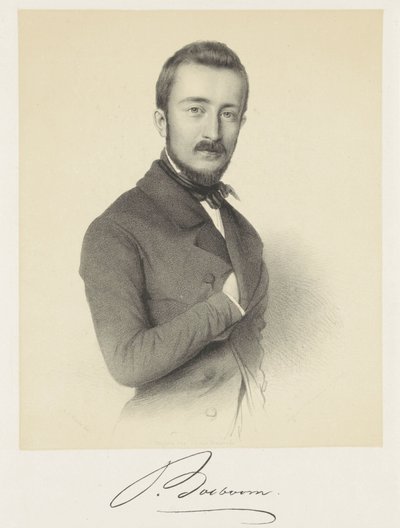 Portrait de Johannes Bosboom - Adrianus Johannes Ehnle