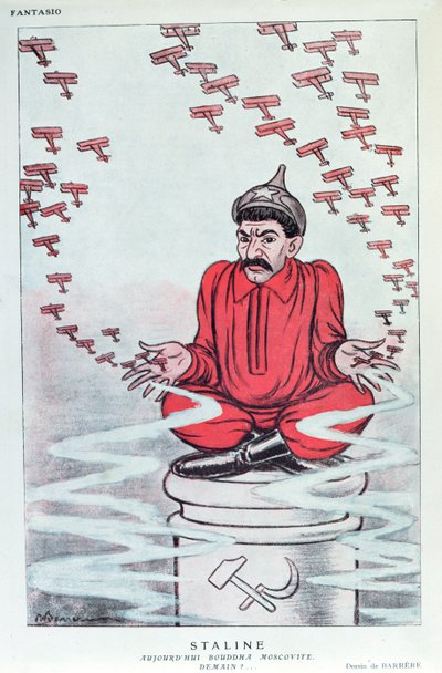 Caricature de Staline du journal français 