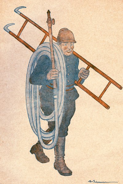 Joseph NOULENS (1864-1944), homme politique français. Dessin d