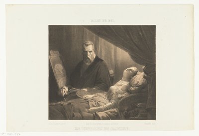Tintoretto au chevet de sa fille - Adrien Canelle