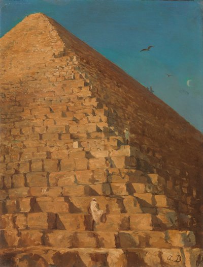La Grande Pyramide, Gizeh - Adrien Dauzats