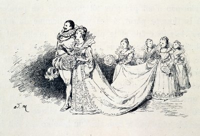 Riquet à la Houppe - dans « Les contes de fées » par Charles Perrault, illustrations par Adrien Marie - Adrien Emmanuel Marie