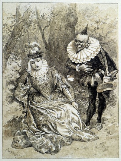 Riquet à la Houppe - dans « Les contes de fées » par Charles Perrault, illustrations par Adrien Marie - Adrien Emmanuel Marie