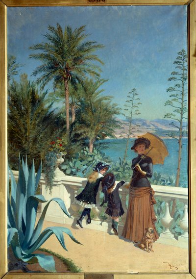 Terrasse à Monte Carlo - Adrien Emmanuel Marie