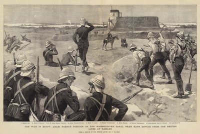 La guerre en Égypte, la position d