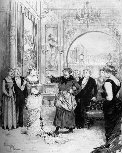 Représentation théâtrale : "Nana" de William Busnach (1832-1907) d