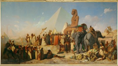 Cambyse et Psammétique - Jean Adrien Guignet