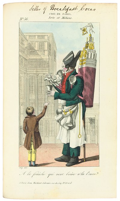Vendeur de cacao pour le petit déjeuner - Adrien Joly