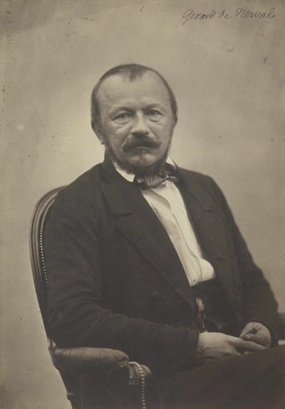 Portrait de Gérard de Nerval 1808-1855, 1854 - Adrien Tournachon