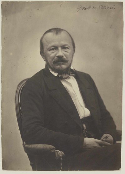 Portrait de Gérard de Nerval 1808-1855, 1854 - Adrien Tournachon