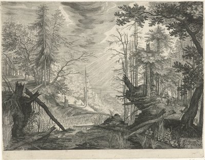 Trois chasseurs près d
