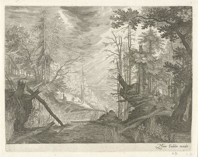 Trois chasseurs près d