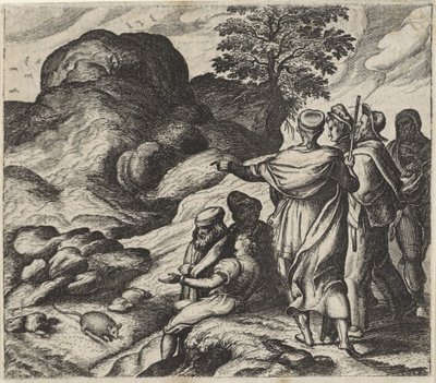 Fable de la montagne en travail - Egidius  Sadeler (II)