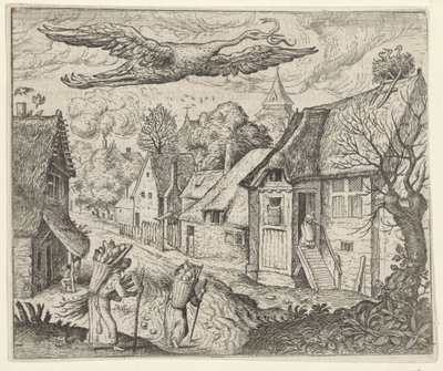 Fable de la vieille cigogne - Egidius  Sadeler (II)