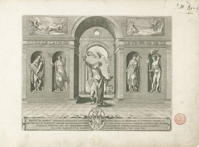 Janus et les quatre saisons (Les douze mois) - Egidius  Sadeler (II)