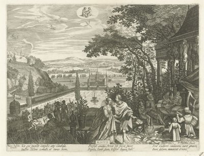 Mai (De twaalf maanden) - Egidius  Sadeler (II)