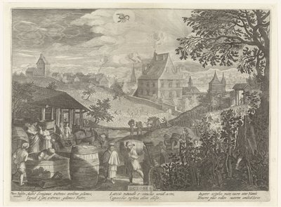 Octobre - Egidius  Sadeler (II)