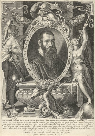 Portrait de Pieter Brueghel le Jeune - Egidius  Sadeler (II)
