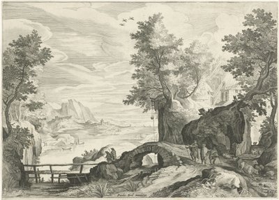 Paysage fluvial - Egidius  Sadeler (II)