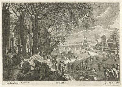 Hiver (Les quatre saisons) - Egidius  Sadeler (II)