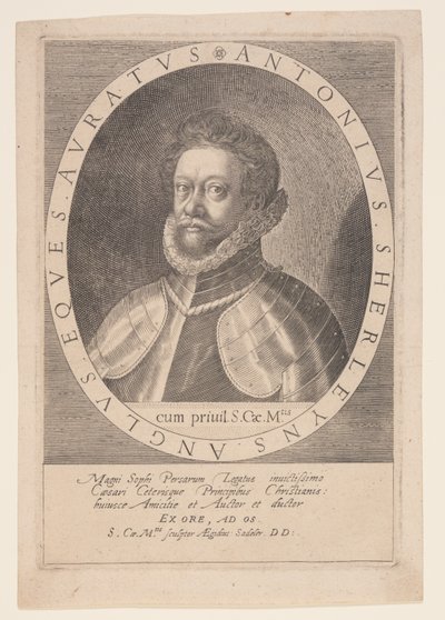 Anton Sherleyns, ambassadeur en Perse - Aegidius Sadeler II