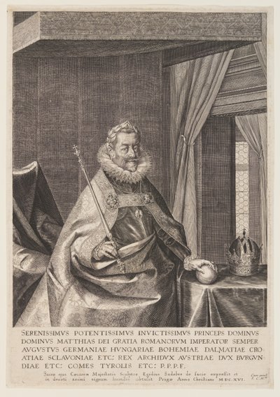Empereur Matthias - Aegidius Sadeler II