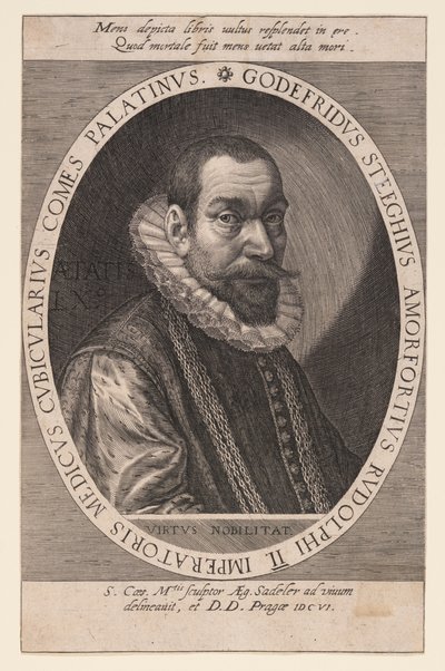 Godfried Steeghuis, médecin et chambellan - Aegidius Sadeler II
