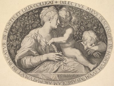 Madone et Enfant - Aegidius Sadeler II