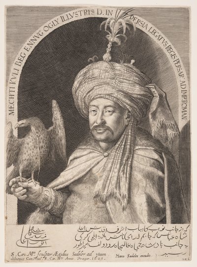 Mechti Kuli Beg (Mehdi Quli Beg), ambassadeur de Perse à Prague - Aegidius Sadeler II