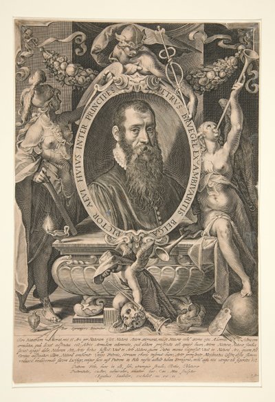 Portrait de Peter Brueghel le Jeune - Aegidius Sadeler II