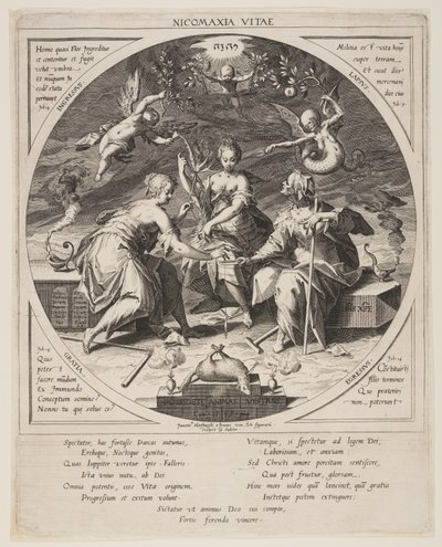 Les trois destins - Aegidius Sadeler II