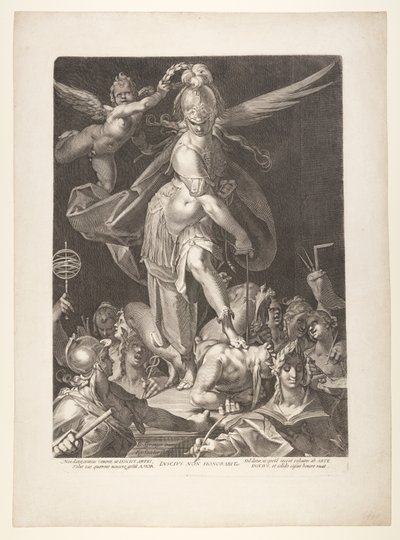Le triomphe de la sagesse - Aegidius Sadeler II