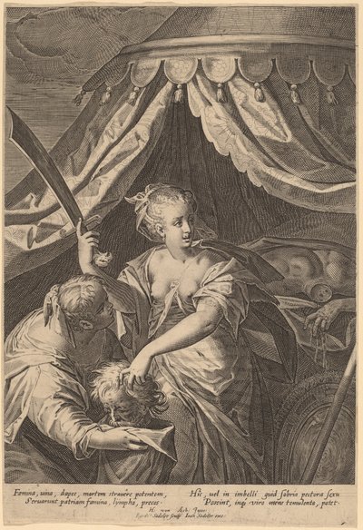 Judith avec la tête d