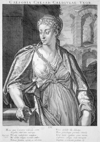 Caesonia femme de Caligula - Aegidius Sadeler or Saedeler