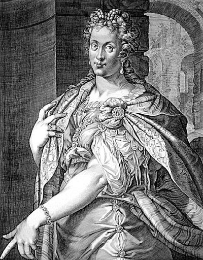Flavia Domicilla épouse de Vespasien - Aegidius Sadeler or Saedeler