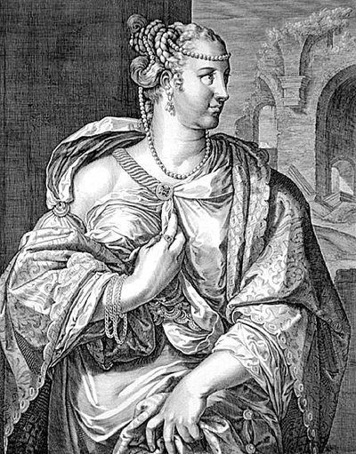 Lépida épouse de Sergius Galba - Aegidius Sadeler or Saedeler