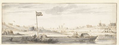 Creusement du Mallegat près de Dordrecht, 1648 - Aelbert Cuyp (attributed to)