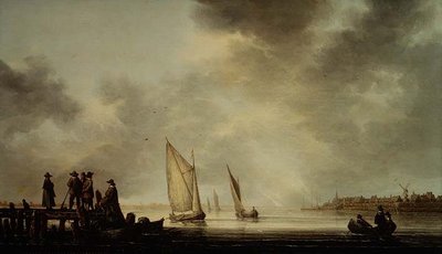 Un paysage fluvial - Aelbert Cuyp