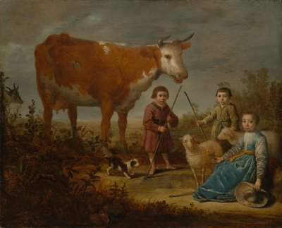 Enfants et une vache - Aelbert Cuyp