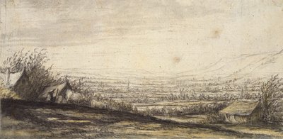 Paysage étendu avec cottage et bétail - Aelbert Cuyp