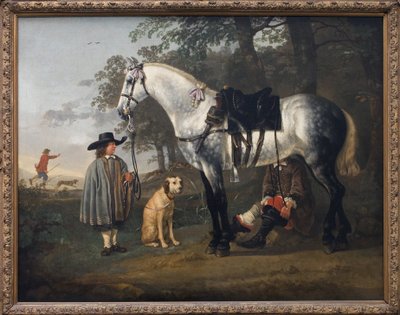 Cheval gris dans un paysage - Aelbert Cuyp