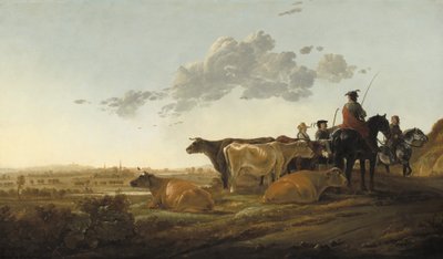 Paysage avec Bergers, c.1650-52 - Aelbert Cuyp