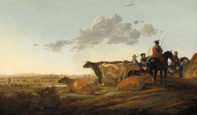 Paysage avec bergers, milieu des années 1650 - Aelbert Cuyp